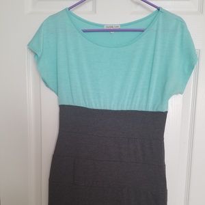 Two colored pencil skirt dress